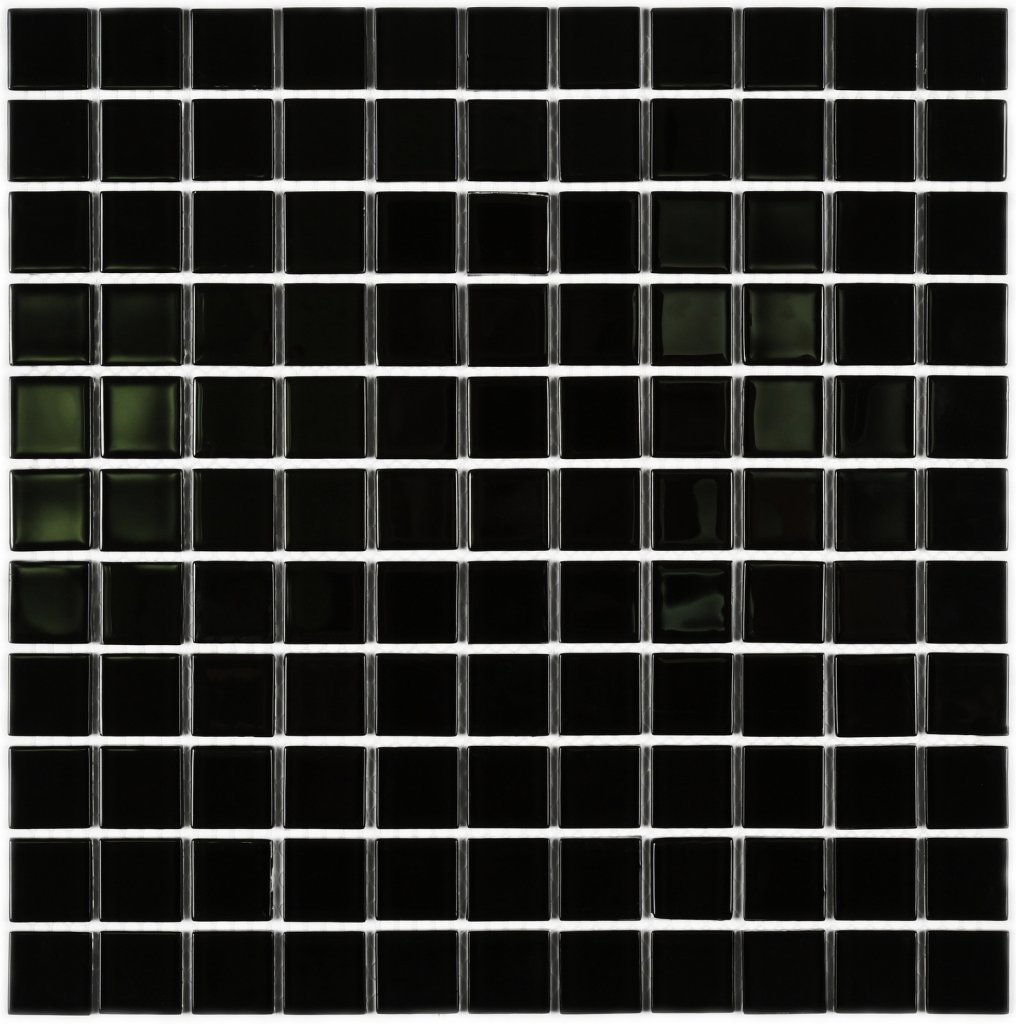Мозаика Black glass (4x25x25) 30x30