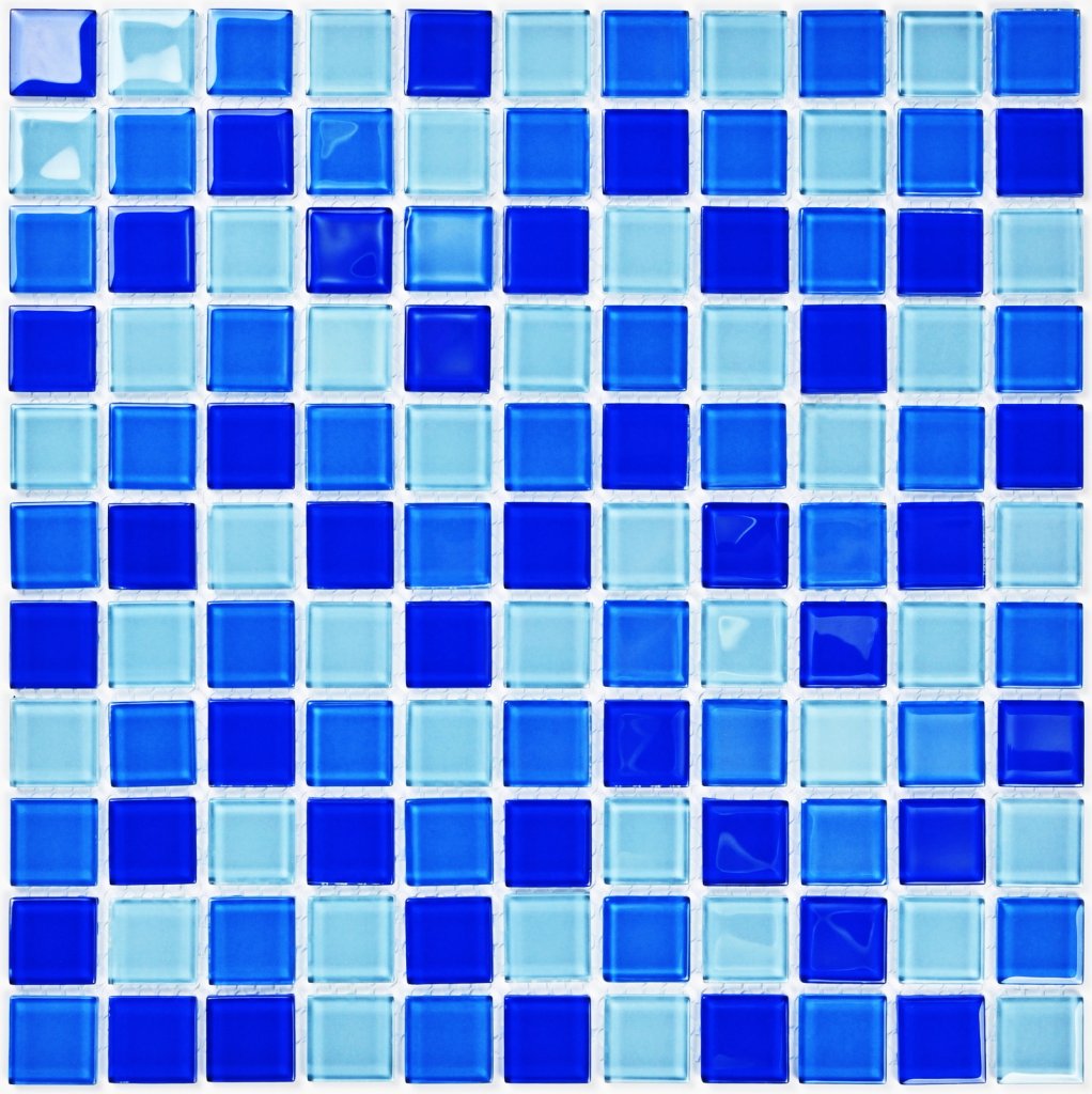 Мозаика Blue wave-2 (4x25x25) 30x30
