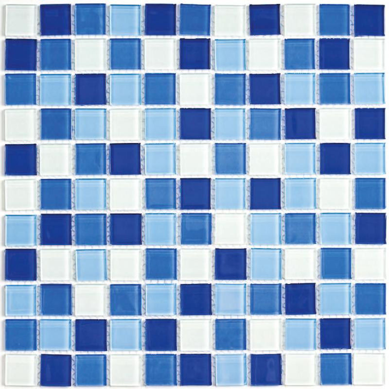 Мозаика Blue wave-3 (4x25x25) 30x30
