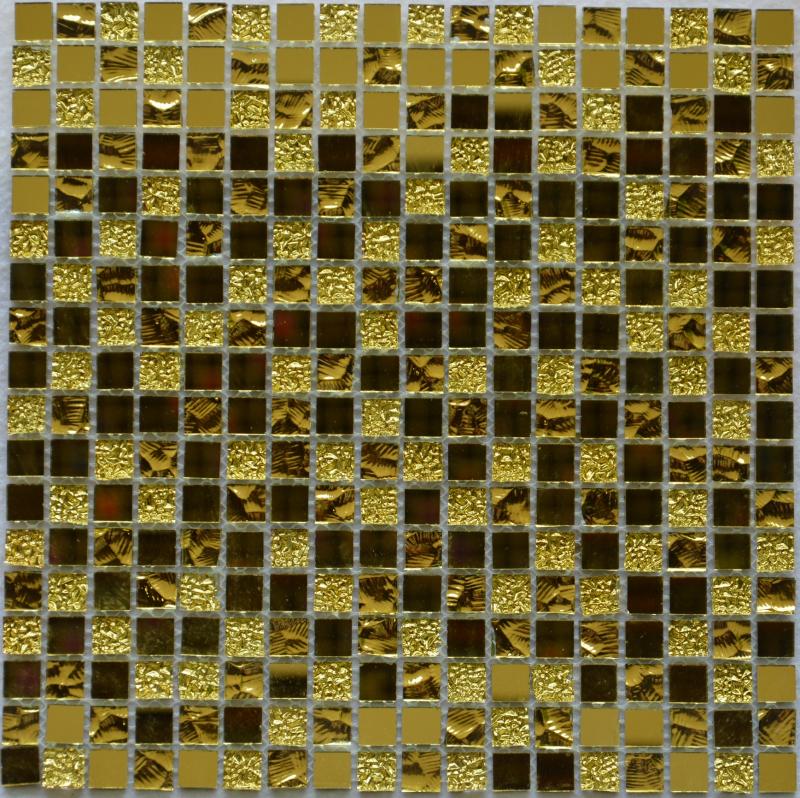 Мозаика Mirror gold (15x15x4) 30x30