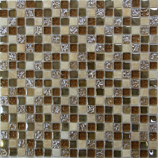 Мозаика Glass Stone 1 (8x15x15) 30x30