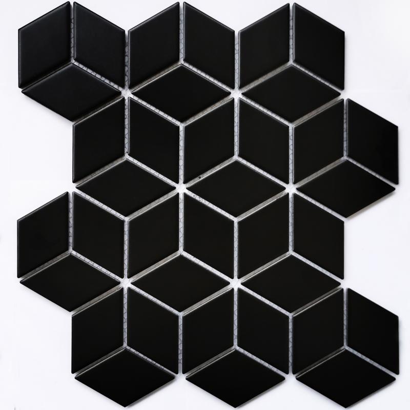Мозаика Landa Black matt (48x48x6) 26,74x30,9