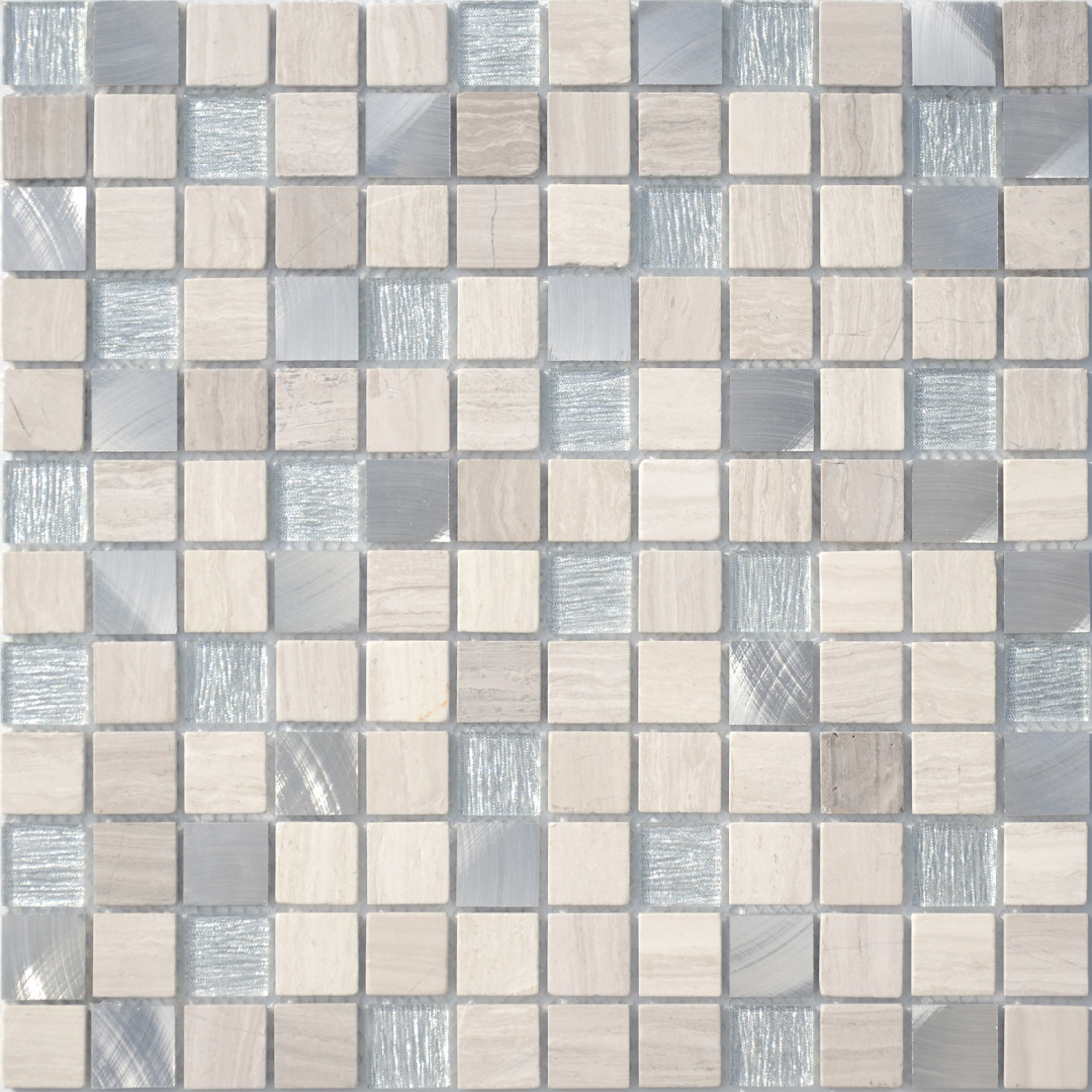 Мозаика Silver Flax (23x23x4) 29,8x29,8x0,4