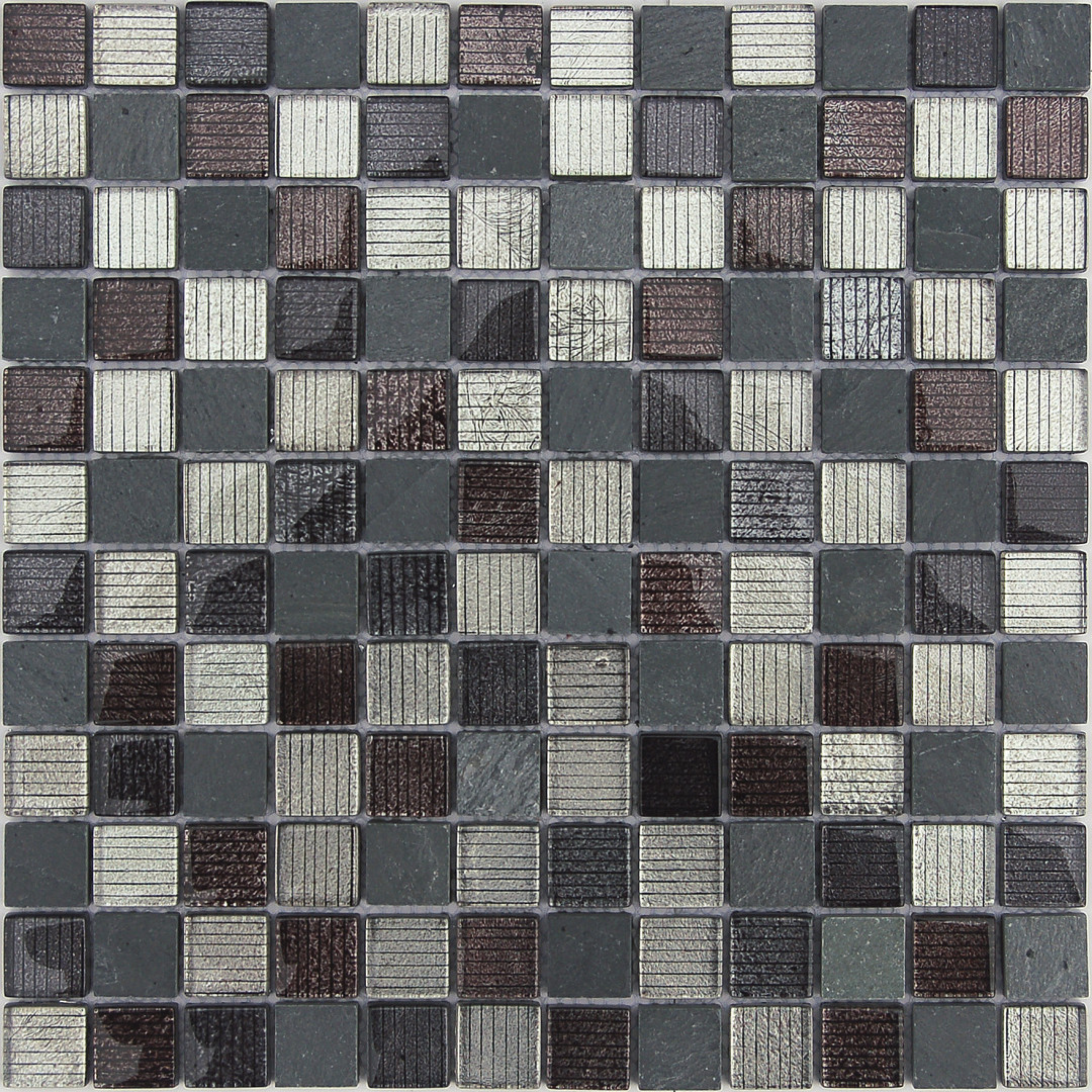 Мозаика Alcantara Nero (23x23x8) 29,8x29,8х0,8