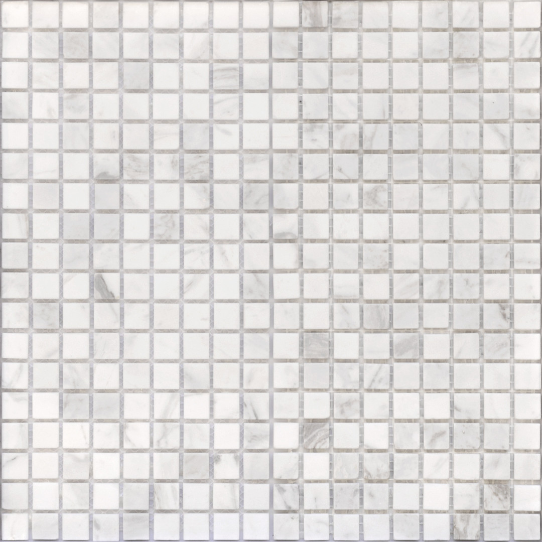 Мозаика Dolomiti bianco MAT (15x15x4) 30,5x30,5х0,4