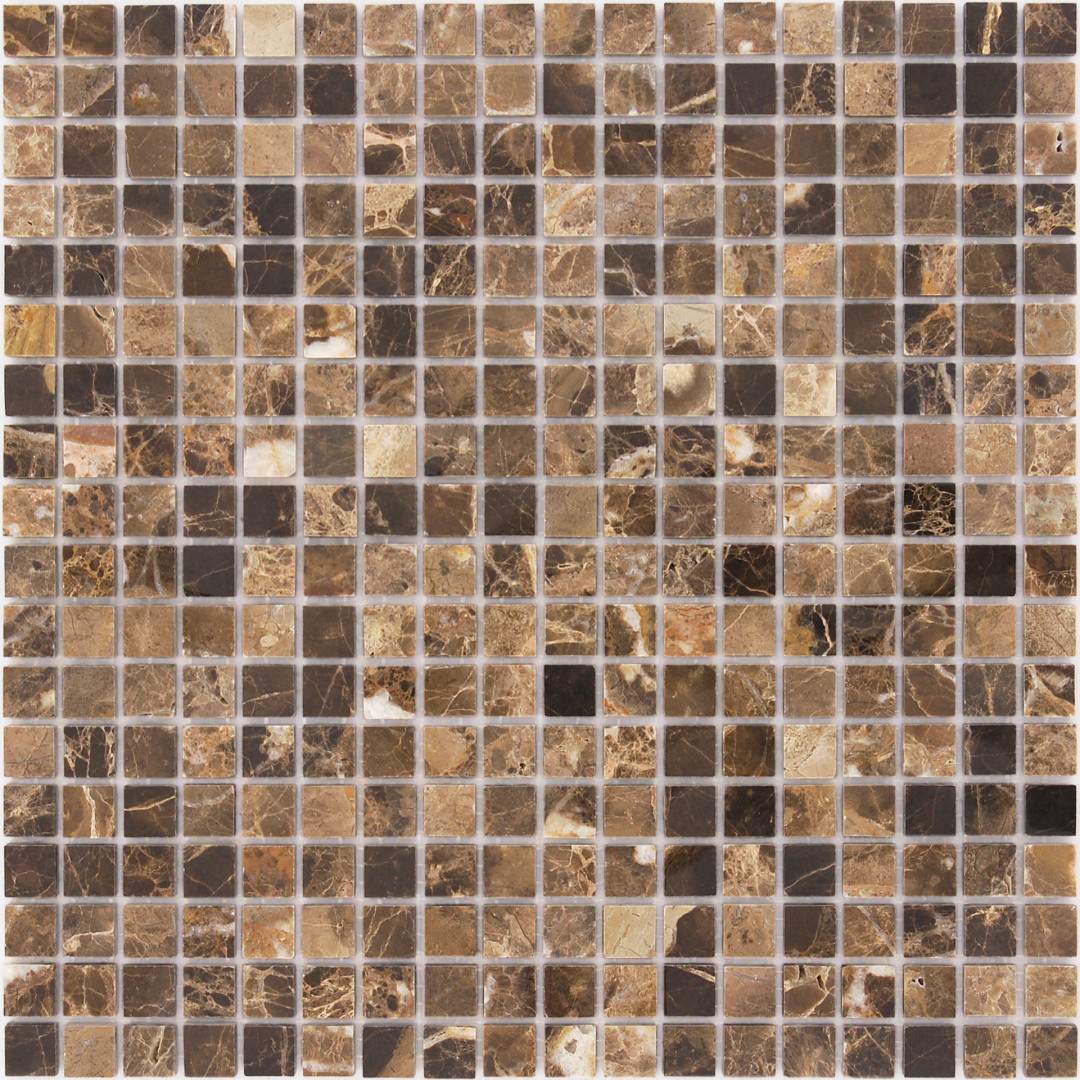 Мозаика Emperador Dark POL (15x15x4) 30,5x30,5х0,4