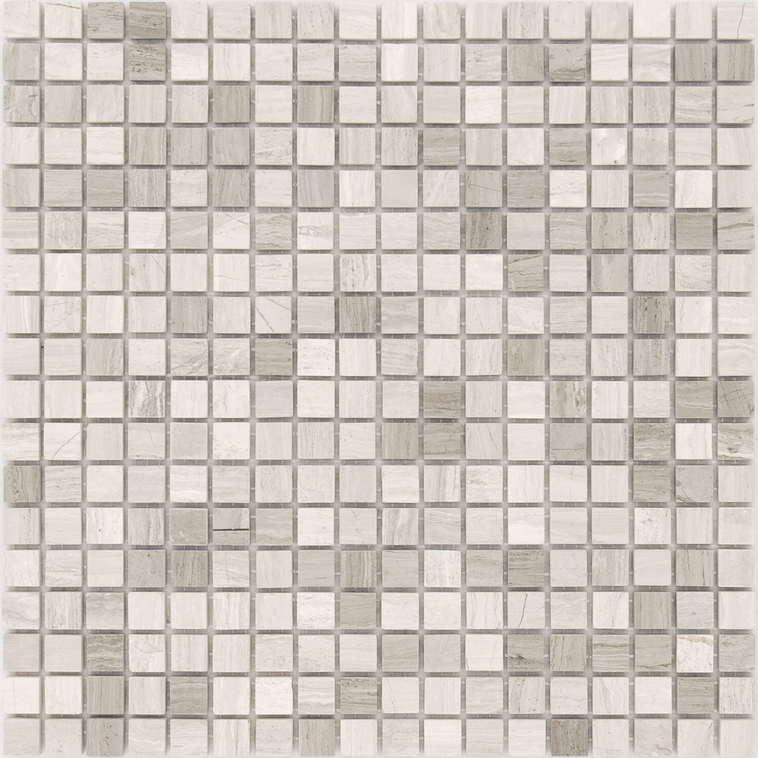 Мозаика Travertino Silver POL (15x15x4) 30,5x30,5х0,4