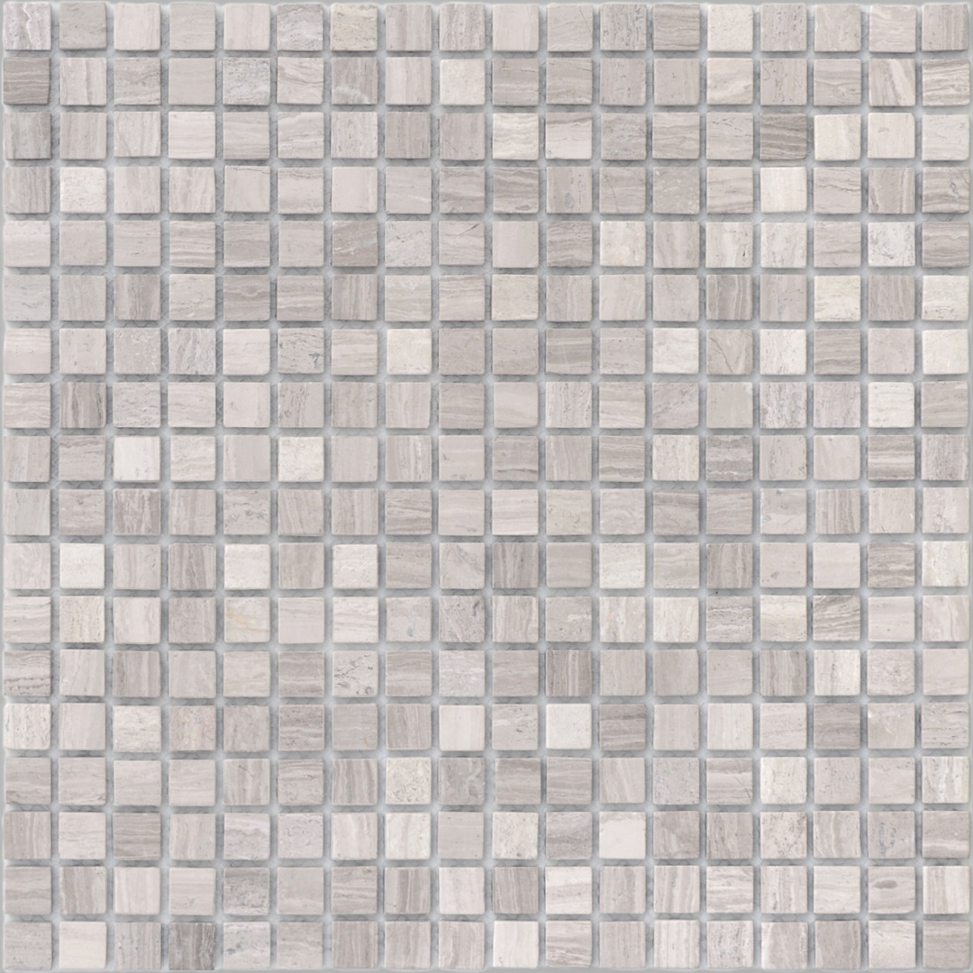 Мозаика Travertino Silver MAT (15x15x4) 30,5x30,5х0,4