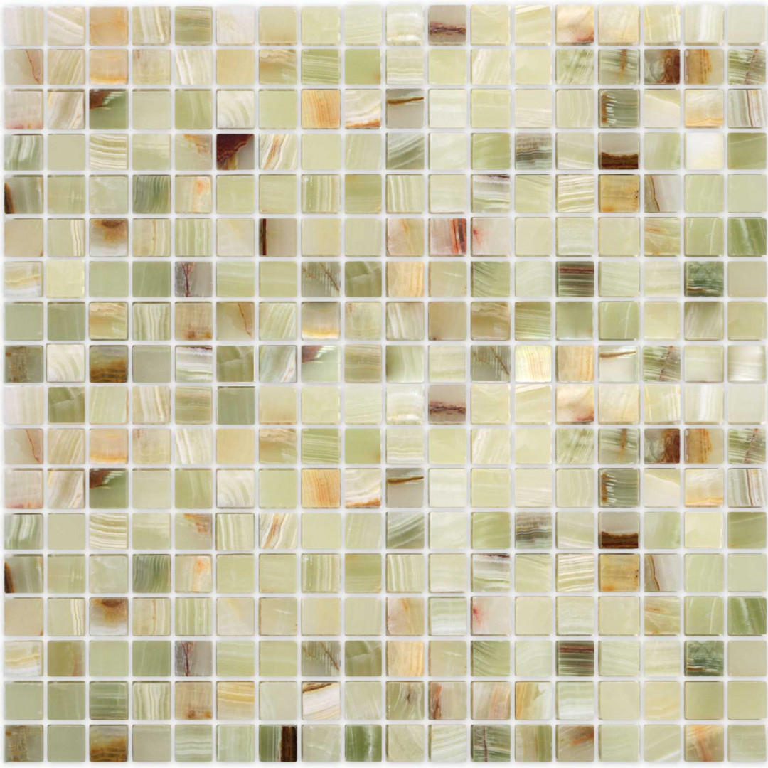 Мозаика Onice Jade Verde POL (15x15x7) 30,5x30,5x0,7