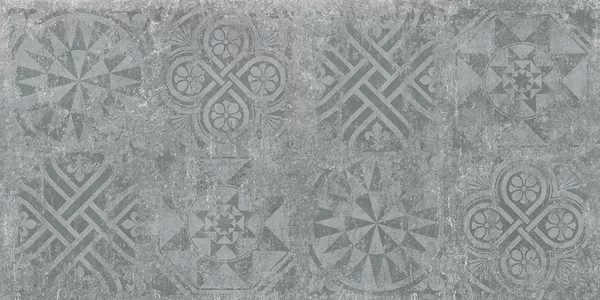 Гранит Стоун Цемент Декор темно-серый ASR 60x120